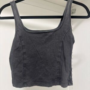 Aerie Charcoal Crop Top